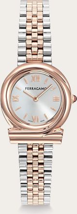 Ferragamo Donna Orologio Gancini Twisted Rosa