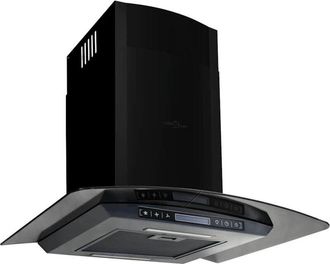 vidaXL Vidaxl - Cappa Aspirante a Muro Acciaio Inox 756 m&sup3;/h 60 cm Nera