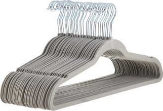 OEM Perchas B&aacute;sicas Para Trajes, Forradas De Terciopelo