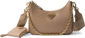 Prada Borsa a spalla Re-Edition - Marrone