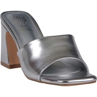Good Choice Shoes Soho Slide Sandal in Silver at Nordstrom Rack, Size 6.5