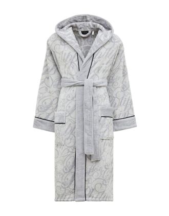 Philipp Plein Hooded Bathrobe Signature
