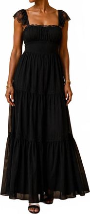 Flying Tomato The Midnight Reverie Dress In Black