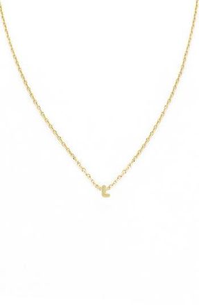 Panacea Bubble Initial Necklace in Gold-L at Nordstrom Rack