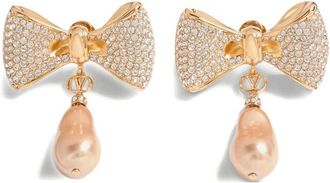 Valentino Garavani Golden San Fin Drop Earrings