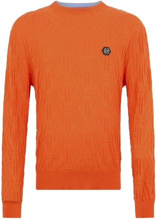 Philipp Plein Uomo, Maglie, Arancione, L, new