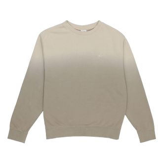 Nike Mens Nike Gradient Loose Round Neck Pullover Long Sleeves Autumn Khaki DQ4628-247
