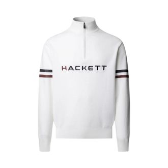 Hackett Hombre, Jerseys, Blanco, Talla: L