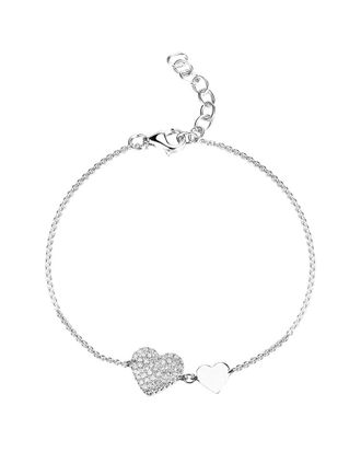 Sabrina Designs 14K 0.16 Ct. Tw. Diamond Heart Bracelet