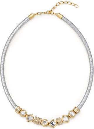 Saachi Glam Accent Collar Necklace in Silver at Nordstrom Rack