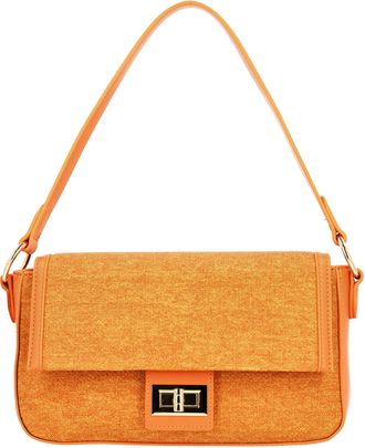Faina schoudertas Dames oranje
