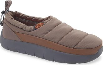 Lacoste Serve 2 Slipper in Brown/Dark Grey at Nordstrom Rack, Size 12