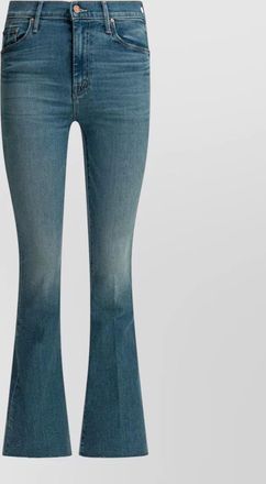 Mother ride hard live louder denim trousers