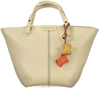 Valentino Tassen, Dames, Beige, ONE Size, Polyester, Hybris RE Shopper Bag