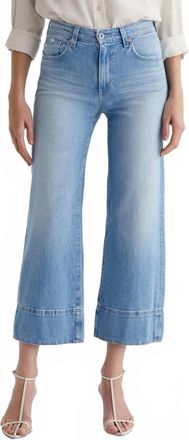 AG - Adriano Goldschmied Saige Wide Leg Crop Jeans In Dana Point