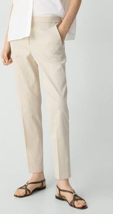 Theory Treeca Pull-On Pants in Straw - D59 at Nordstrom Rack, Size 14