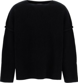 Jil Sander oversized Ribbed Wool Pul