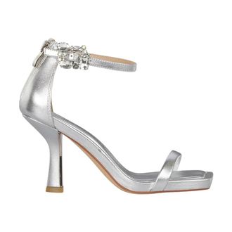 Alma En Pena High Heel Sandals, female, Gray, 8 UK, Heeled Sandal with Buckle