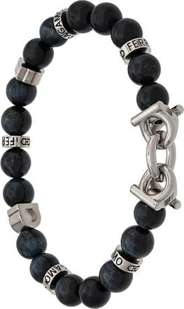Ferragamo Semi-precious Stone And Gancini Bracelet