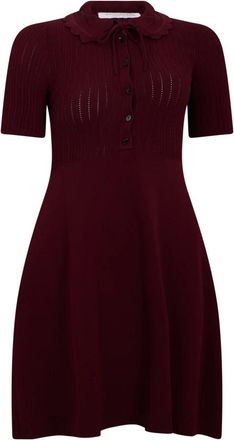 Philosophy di Lorenzo Serafini Polo-kraag Jurkje - Dames - Kleedjes - Rood - XS - Kleedjes