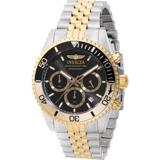 Invicta Pro Diver Chronograph Quartz Black Dial Mens Watch 44720