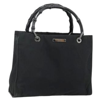 Gucci Pre-owned Handbags, female, Black, Size: ONE SIZE Pre-owned Vintage Hand Bag