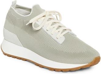 Eleventy Perforated Low Top Sneaker in Sage White at Nordstrom, Size 11Us
