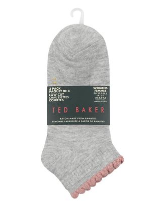 Ted Baker Set Of 3 Low Cut Sock