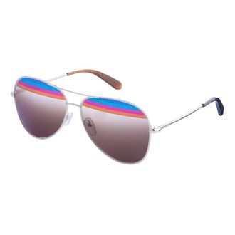 Ferragamo Zonnebril - Dames - Accessoires - Geel - Maat: ONE Size Zijde