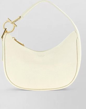 Ferragamo gancini leather shoulder bag top handle