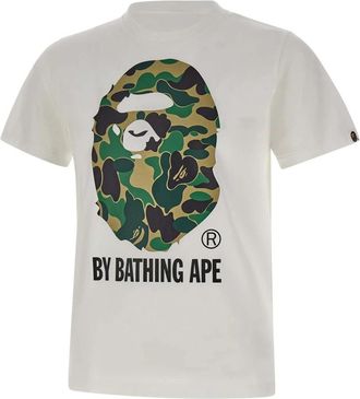 A Bathing Ape ABC Camo Tee - Heren - T-shirts - Wit - XL - Katoen - Tops