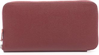 Hermès Brown Epsom Leather Long Wallet (Bi-Fold) (Pre-Owned)