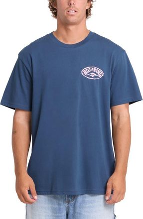 Billabong Reverse Premium Graphic T-Shirt in Dark Denim at Nordstrom, Size X-Large