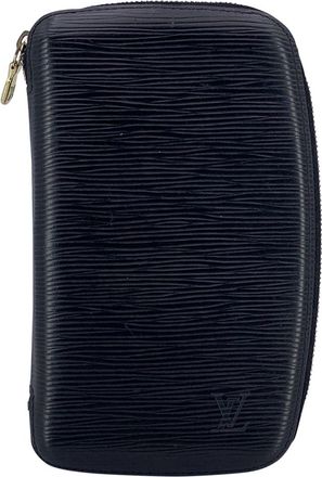 Louis Vuitton Pre-owned Womens Leather Wallet - Black - One Size