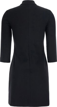 Jucca Womens Dress With Front Knot Black