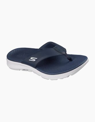 Skechers Mens Skechers Mens Go Consistent Sandal 2.0 Cabton Flip Flops - Navy - Size: 10