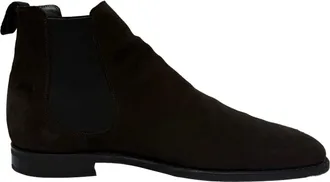 Churchs Chelsea Ankle Boots in Brown Suede