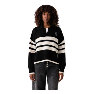 Patrizia Pepe Maglione Polo - - Knitwear - Donna - Nero - M