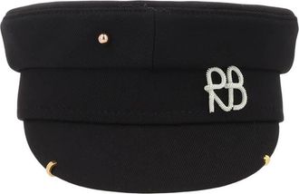 Ruslan Baginskiy Black Textured Bakerboy Hat