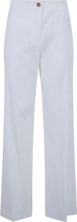 Seventy Linen Cotton Stretch Vintage Effect Trousers