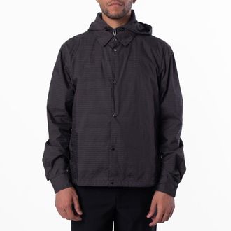 Emporio Armani All-Over Logo Nylon Blouson, Brand Size 48 ( US Size 38 )