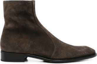 Saint Laurent Suede Side-zip Desert Boots