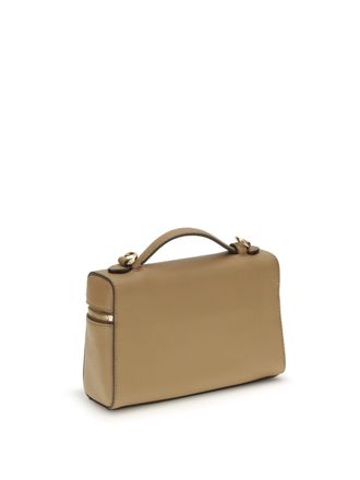 Tory Burch Romy Slim Top Handle Bag - Beige
