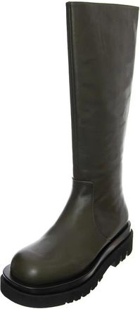 Jeffrey Campbell Schoenen, Dames, Groen, 39 EU, Leer, Over-knee Laarzen