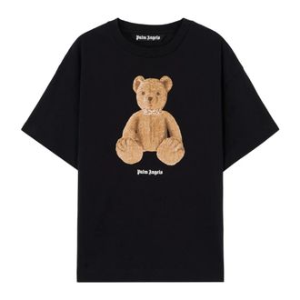 Palm Angels T-Shirts, male, Black, Size: XL Bear Regular Tee