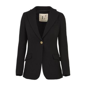 L'autre Chose Zwarte Jas voor Vrouwen - Dames - Blazers - Zwart - S - Jassen