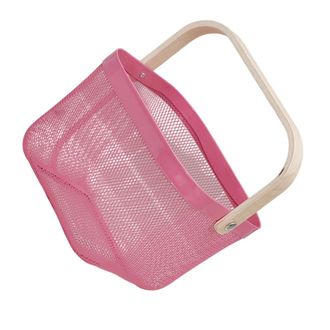 OEM Cesta De Malla Met&aacute;lica Resistente Con Ventilaci&oacute;n - Rosa