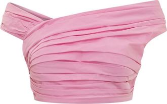 Dsquared2 Mouwloze Korte Top - Dames - Tops zonder mouwen - Roze - XS - Polyester - Tops