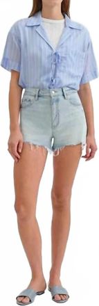 Daze Troublemaker High Rise Shorts In Gifted Vintage