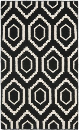 Safavieh Alfombra lana nero/neutrale 122 x 183 cm